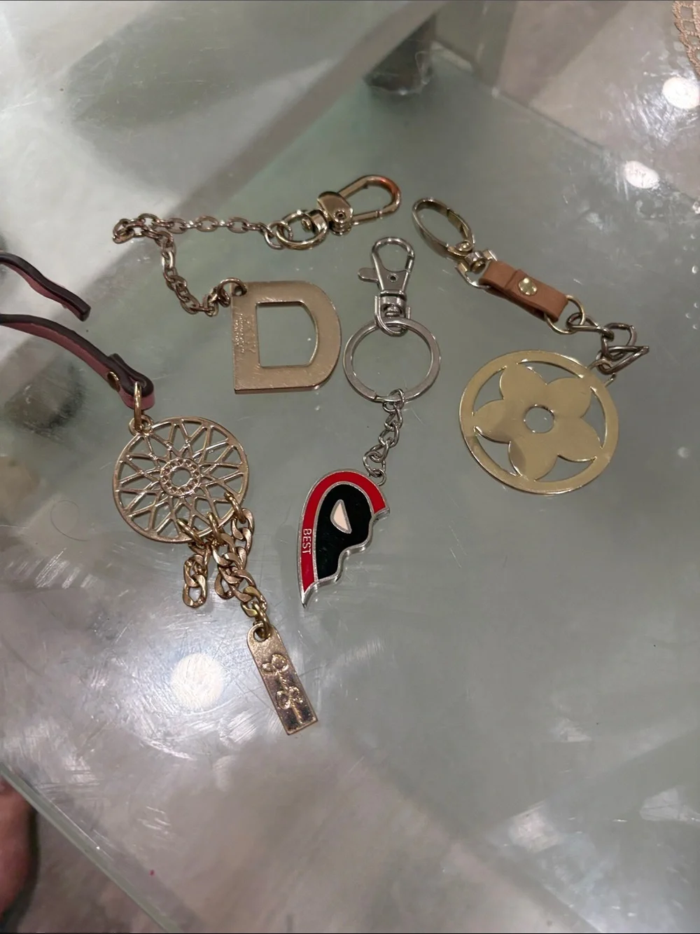 Bag charms from various companies